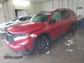 2023 Honda Pilot Sport with VIN 5FNYG1H34PB043934, listed as a Copart auction lot 45989925 with 26,490 mi miles and Salvage Title. Bid and sale history available at carsss.com. Image 1.