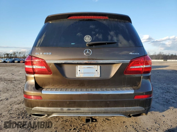 2017 Mercedes-Benz GLS 450 with VIN 4JGDF6EE1HA881266, listed as a Copart auction lot 42690564 with 104,961 mi miles and . Bid and sale history available at DreamBid. Image 6.