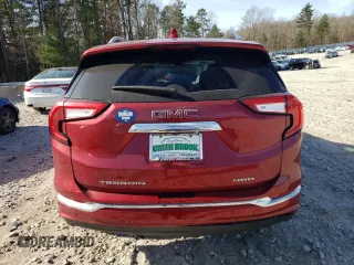 2022 GMC Terrain Denali with VIN 3GKALXEV9NL183440, listed as a Copart auction lot 80845864 with 17,241 mi miles and Salvage title. Bid and sale history available at DreamBid. Image 6.