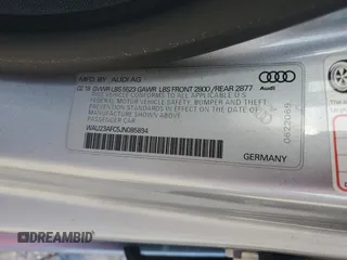 2018 Audi A7 Prestige with VIN WAU23AFC5JN085894, listed as a Copart auction lot 64087654 with 85,482 mi miles and Non Repairable. Bid and sale history available at carsss.com. Image 14.
