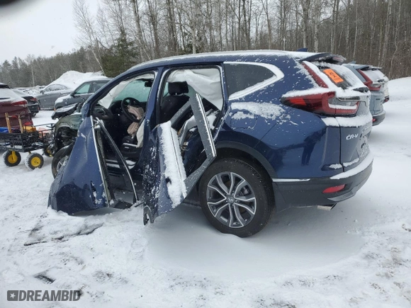 2020 Honda CR-V Touring with VIN 2HKRW2H93LH212354, listed as a Copart auction lot 48068635 with 0 mi miles and Salvage Title. Bid and sale history available at carsss.com. Image 2.