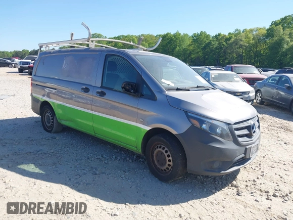 2017 Mercedes-Benz Metris Cargo with VIN WD3PG2EA0H3225143, listed as a IAAI auction lot 42017942 with 114,644 mi miles and . Bid and sale history available at carsss.com. Image 1.
