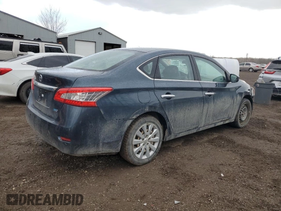 2014 Nissan Sentra S with VIN 3N1AB7AP8EL615279, listed as a Copart auction lot 49953475 with Not Provided miles and Clean Title. Bid and sale history available at DreamBid. Image 3.