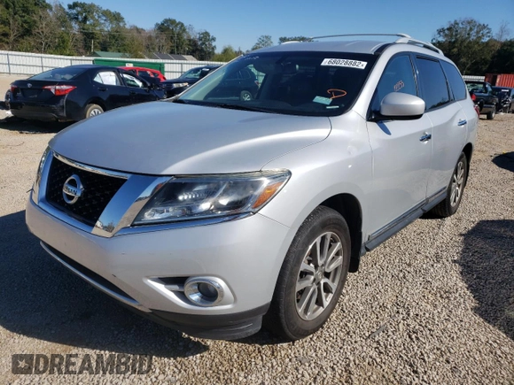 2013 Nissan Pathfinder SL z VIN 5N1AR2MN3DC641591, wystawiony jako Copart lot #68028882 z przebiegiem 122 235 mil mil oraz Nie do naprawy • Non repairable. Historia ofert i sprzedaży dostępna na DreamBid. Obrazek 1.