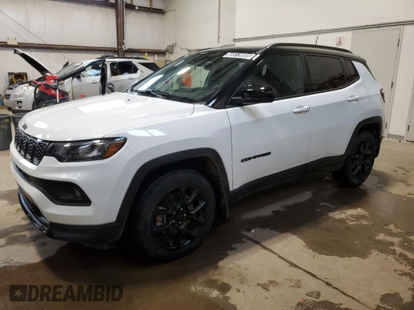 2024 Jeep Compass Latitude Lux with VIN 3C4NJDFNXRT151120, listed as a Copart auction lot 48513695 with 18,694 mi miles and Clean title. Bid and sale history available at DreamBid. Image 1.