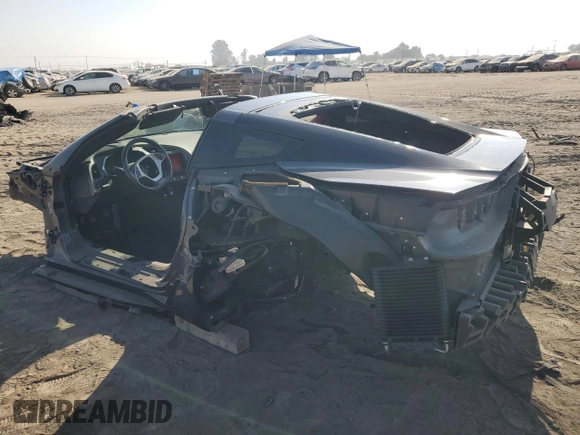 2017 Chevrolet Corvette Z06 1LZ with VIN 1G1YN2D64H5606942, listed as a Copart auction lot 68897834 with 0 mi miles and Salvage Title. Bid and sale history available at carsss.com. Image 2.