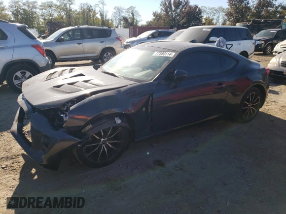 2017 Toyota 86 with VIN JF1ZNAA16H9706795, listed as a Copart auction lot 77580114 with 81,759 mi miles and Salvage Title. Bid and sale history available at carsss.com. Image 1.