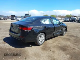 2024 Nissan Sentra S with VIN 3N1AB8BV3RY232197, listed as a IAAI auction lot 40859800 with 14,397 mi miles. Bid and sale history available at carsss.com. Image 4.