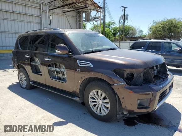 2017 Nissan Armada Platinum z VIN JN8AY2ND4H9006836, wystawiony jako Copart lot #51253595 z przebiegiem 149 729 mil mil oraz Szkoda całkowita • Salvage title. Historia ofert i sprzedaży dostępna na DreamBid. Obrazek 4.