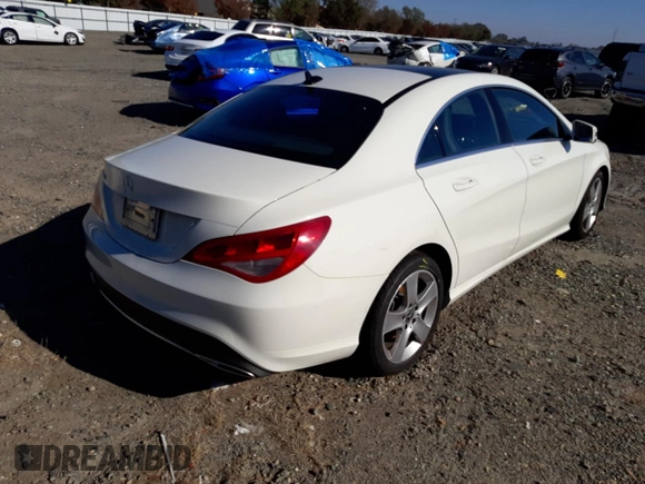 2018 Mercedes-Benz CLA with VIN WDDSJ4EB9JN577787, listed as a Copart auction lot 65294462 with 60,825 mi miles. Bid and sale history available at carsss.com. Image 3.