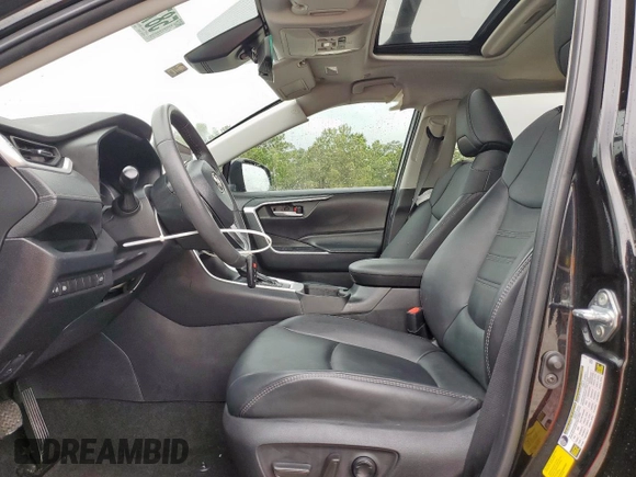 2023 Toyota RAV4 XLE Premium with VIN 2T3C1RFV0PC241193, listed as a Copart auction lot 58708005 with 19,154 mi miles and Salvage title. Bid and sale history available at DreamBid. Image 7.