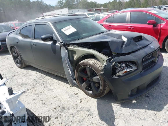 2008 Dodge Charger SRT-8 with VIN 2B3KA73W58H263544, listed as a IAAI auction lot 41823967 with 102,252 mi miles and . Bid and sale history available at carsss.com. Image 1.