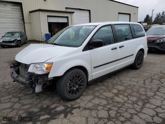 2016 Dodge Grand Caravan Canada Value Package with VIN 2C4RDGBG9GR236600, listed as a Copart auction lot 48536895 with 56,537 mi miles and Salvage Title. Bid and sale history available at carsss.com. Image 1.