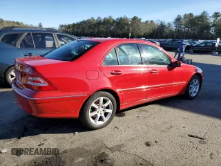 2007 Mercedes-Benz C with VIN WDBRF87H47F901393, listed as a Copart auction lot 43383025 with 128,583 mi miles and Salvage title. Bid and sale history available at DreamBid. Image 3.