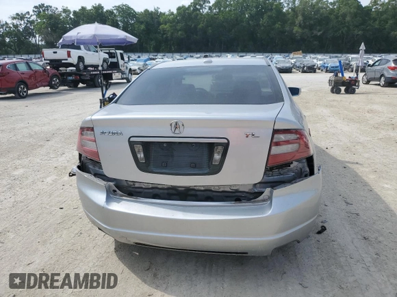 2007 Acura TL with VIN 19UUA66217A030799, listed as a Copart auction lot 53920015 with 154,367 mi miles and Non Repairable. Bid and sale history available at carsss.com. Image 6.