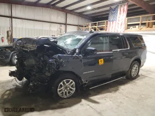 2024 Chevrolet Suburban LT with VIN 1GNSKCKD8RR201147, listed as a Copart auction lot 45053965 with 0 mi miles and Salvage Title. Bid and sale history available at carsss.com. Image 1.