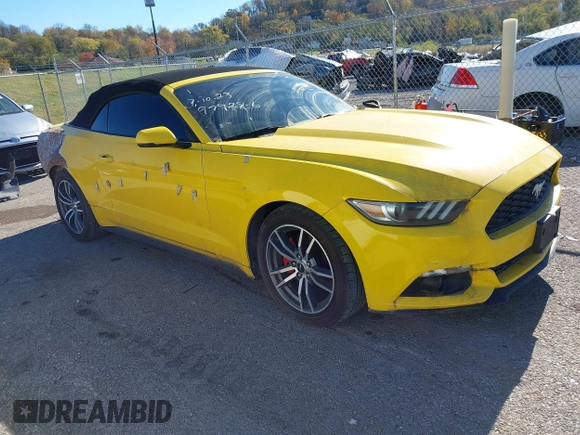 2017 Ford Mustang EcoBoost Premium with VIN 1FATP8UH3H5245063, listed as a IAAI auction lot 40810938 with 76,232 mi miles. Bid and sale history available at carsss.com. Image 1.