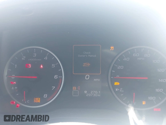 2022 Subaru WRX with VIN JF1VBAA64N9002223, listed as a IAAI auction lot 42159263 with 29,730 mi miles and . Bid and sale history available at DreamBid. Image 7.