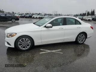 2018 Mercedes-Benz C 300 with VIN WDDWF4JB0JR418786, listed as a Copart auction lot 47801455 with Not provided miles and Salvage title. Bid and sale history available at DreamBid. Image 1.