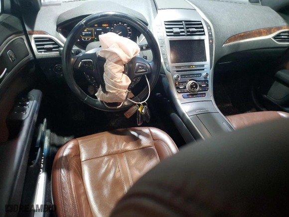 2017 Lincoln MKZ Reserve with VIN 3LN6L5F9XHR638493, listed as a Copart auction lot 47373645 with 125,513 mi miles and Salvage Title. Bid and sale history available at carsss.com. Image 8.