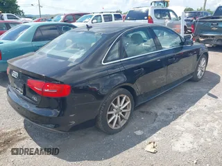 2014 Audi A4 Premium Plus with VIN WAUFFBFL0EN043699, listed as a IAAI auction lot 42766129 with 100,247 mi miles and . Bid and sale history available at DreamBid. Image 4.