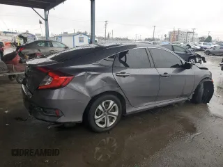 2018 Honda Civic Sedan LX with VIN 2HGFC2F50JH602542, listed as a Copart auction lot 48079095 with 58,041 mi miles and Salvage Title. Bid and sale history available at carsss.com. Image 3.