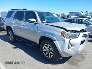 2024 Toyota 4Runner TRD Off Road with VIN JTERU5JR2R6273548, listed as a IAAI auction lot 42827359 with 17,631 mi miles and . Bid and sale history available at DreamBid. Image 1.