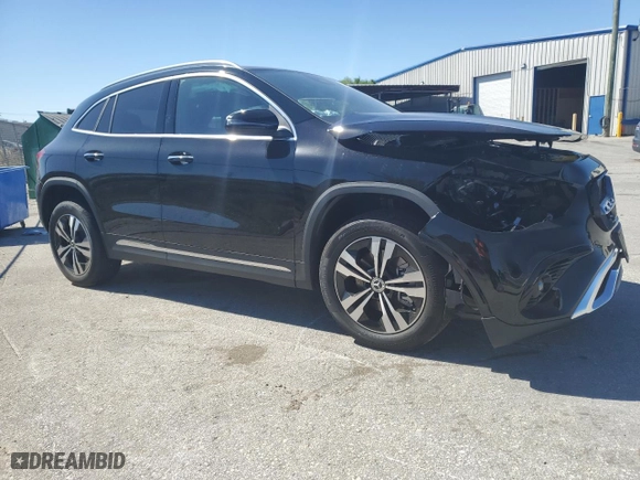 2025 Mercedes-Benz GLA with VIN W1N4N4GBXSJ704133, listed as a Copart auction lot 47879275 with NaN miles and Salvage Title. Bid and sale history available at carsss.com. Image 4.