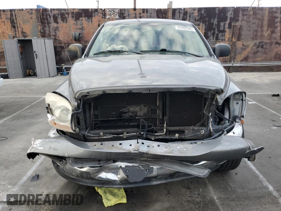 2006 Dodge 1500 SLT with VIN 1D7HA18256S568470, listed as a Copart auction lot 47492545 with 107,676 mi miles and Salvage Title. Bid and sale history available at carsss.com. Image 5.
