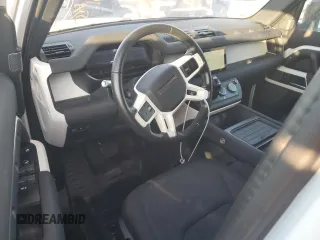 2021 Land Rover Defender with VIN SALEKERX3M2038595, listed as a Copart auction lot 75156244 with 42,974 mi miles and Salvage title. Bid and sale history available at DreamBid. Image 8.