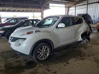 2014 Nissan Juke SV with VIN JN8AF5MR9ET353369, listed as a Copart auction lot 48860435 with 108,595 mi miles and Salvage Title. Bid and sale history available at carsss.com. Image 1.