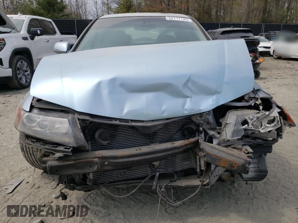 2005 Acura TSX with VIN JH4CL96825C006067, listed as a Copart auction lot 52717145 with 86,793 mi miles and Salvage Title. Bid and sale history available at carsss.com. Image 5.