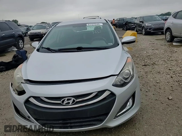2014 Hyundai Elantra GT with VIN KMHD35LH8EU196479, listed as a Copart auction lot 61127244 with 0 mi miles and Salvage Title. Bid and sale history available at carsss.com. Image 10.