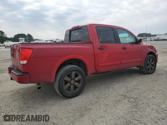 2012 Nissan Titan SV with VIN 1N6BA0EK4CN319941, listed as a Copart auction lot 43640705 with 210,885 mi miles and Salvage Title. Bid and sale history available at DreamBid. Image 3.