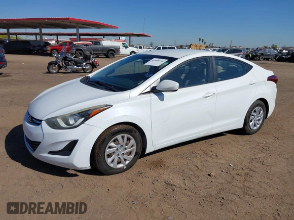 2016 Hyundai Elantra SE with VIN 5NPDH4AE7GH765831, listed as a IAAI auction lot 42095598 with 120,764 mi miles and . Bid and sale history available at DreamBid. Image 17.