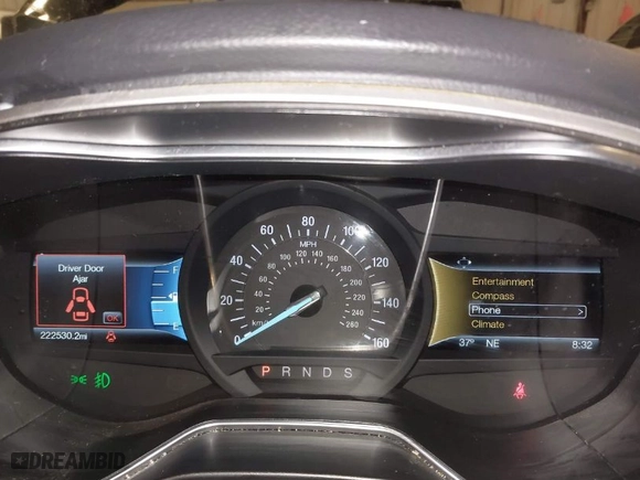 2016 Ford Fusion SE with VIN 3FA6P0H75GR244704, listed as a IAAI auction lot 41278801 with 222,530 mi miles. Bid and sale history available at carsss.com. Image 7.