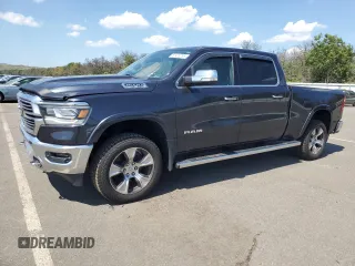 2019 Ram 1500 Laramie z VIN 1C6SRFRT1KN824407, wystawiony jako Copart lot #61420255 z przebiegiem 114 281 mil mil oraz Szkoda całkowita • Salvage title. Historia ofert i sprzedaży dostępna na DreamBid. Obrazek 1.