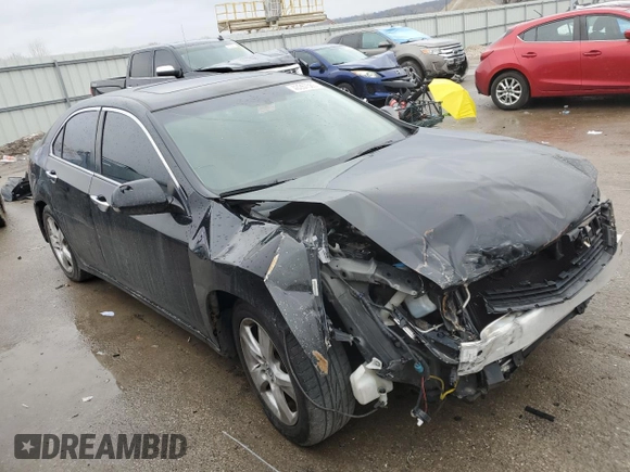 2009 Acura TSX with VIN JH4CU26689C030981, listed as a Copart auction lot 43267585 with 177,686 mi miles and Salvage Title. Bid and sale history available at carsss.com. Image 4.