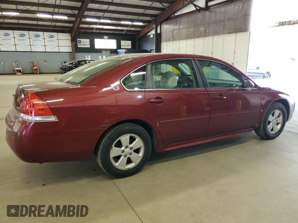 2009 Chevrolet Impala LT with VIN 2G1WT57K491112915, listed as a Copart auction lot 54559825 with 87,602 mi miles and Salvage Title. Bid and sale history available at DreamBid. Image 3.