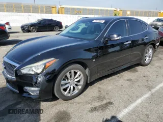 2017 Infiniti Q70 3.7 with VIN JN1BY1AP0HM740870, listed as a Copart auction lot 50019955 with 137,985 mi miles and Salvage Title. Bid and sale history available at DreamBid. Image 1.