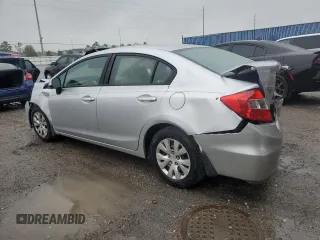 2012 Honda Civic LX с VIN 19XFB2F54CE079865, выставлен на аукционе Copart как лот 48490125 с пробегом 100 924 миль миль и Списание • Salvage title. История ставок и продаж доступна на DreamBid. Изображение 2.