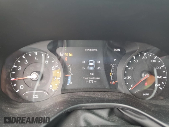 2023 Jeep Compass Trailhawk with VIN 3C4NJDDN2PT570613, listed as a Copart auction lot 53296045 with 14,978 mi miles and Salvage title. Bid and sale history available at DreamBid. Image 9.