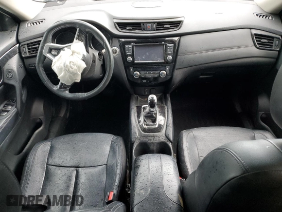 2017 Nissan Rogue SL with VIN 5N1AT2MV4HC761861, listed as a Copart auction lot 55636805 with 0 mi miles and Salvage Title. Bid and sale history available at carsss.com. Image 8.