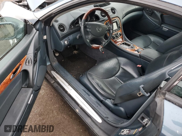 2003 Mercedes-Benz SL 500 with VIN WDBSK75F93F008171, listed as a Copart auction lot 83149314 with 152,312 mi miles and Clean title. Bid and sale history available at DreamBid. Image 8.