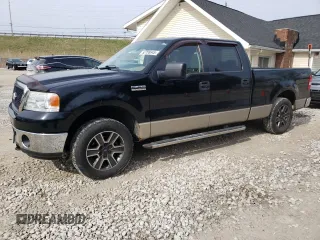 2008 Ford F-150 XLT with VIN 1FTPW14598FA28171, listed as a Copart auction lot 52708945 with 155,301 mi miles and Salvage Title. Bid and sale history available at carsss.com. Image 1.