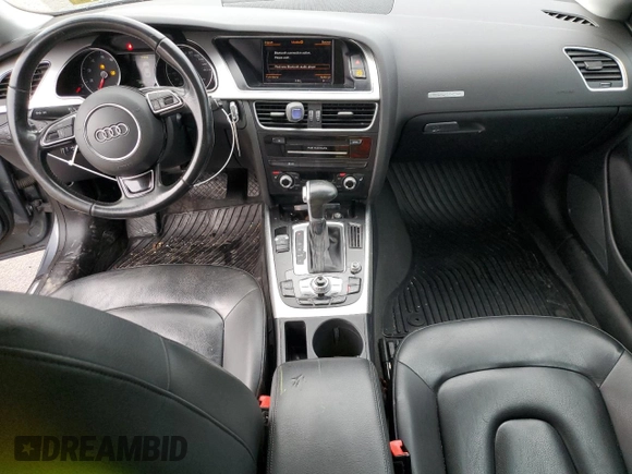 2016 Audi A5 Premium with VIN WAUD2AFR8GA026063, listed as a Copart auction lot 41074883 with 62,579 mi miles and Non repairable. Bid and sale history available at DreamBid. Image 8.