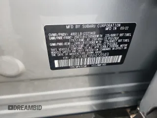 2022 Subaru Forester Wilderness z VIN JF2SKAMC9NH458949, wystawiony jako Copart lot #60811685 z przebiegiem 27 969 mil mil oraz Szkoda całkowita • Salvage title. Historia ofert i sprzedaży dostępna na DreamBid. Obrazek 13.