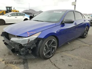 2021 Hyundai Elantra N Line z VIN KMHLR4AF0MU180944, wystawiony jako Copart lot #86334604 z przebiegiem 30 002 mil mil oraz Szkoda całkowita • Salvage title. Historia ofert i sprzedaży dostępna na DreamBid. Obrazek 1.