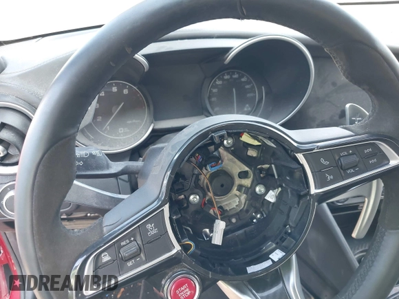 2023 Alfa Romeo Giulia Quadrifoglio with VIN ZARFAMEVXP7671394, listed as a IAAI auction lot 42758075 with Not provided miles and . Bid and sale history available at DreamBid. Image 7.