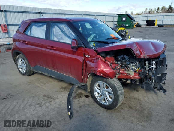 2024 Hyundai Venue SE with VIN KMHRB8A30RU324933, listed as a Copart auction lot 47050945 with Not Provided miles and Salvage Title. Bid and sale history available at DreamBid. Image 4.